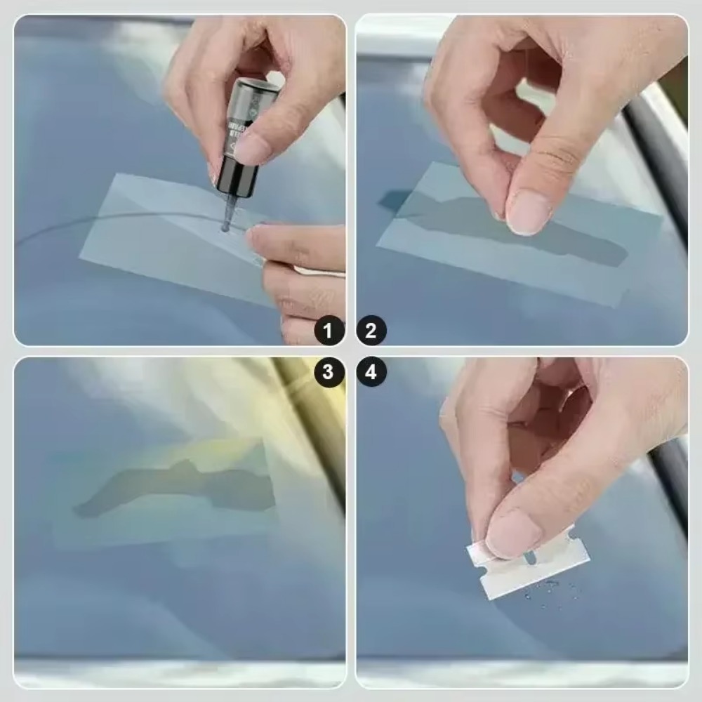 Windschutzscheibe Kratzer Riss Restore Fluid Glas Aushärten Kleber Auto Zubehör Auto Windschutzscheibe Riss Reparatur Fluid Fenster Reparatur Harz