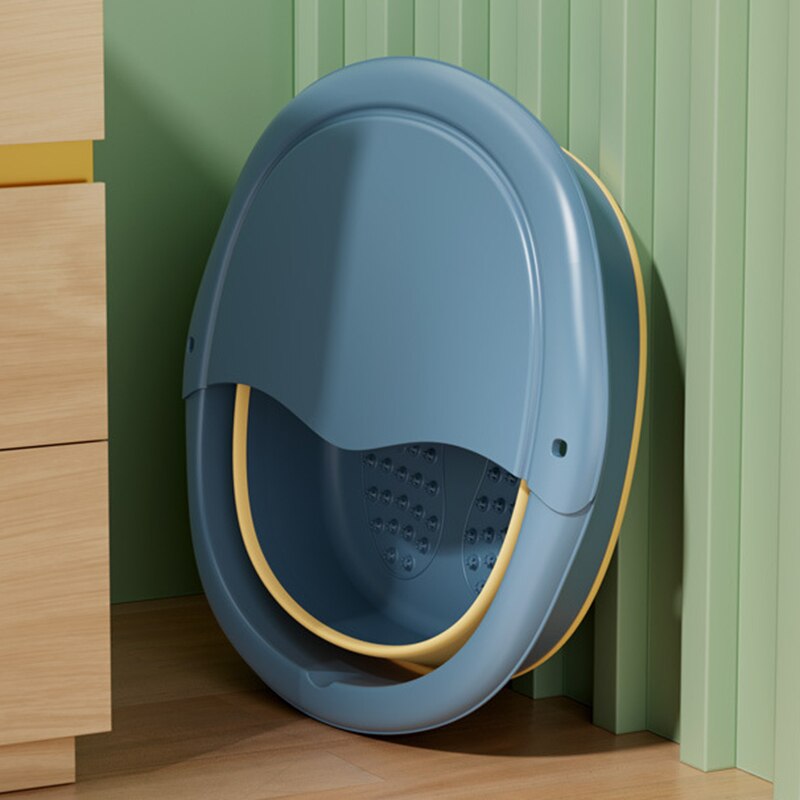 Foldable Foot Spa Bucket Multipurpose Foot Bath Massage Barrel for Home Foot Spa Bucket Home PR: Blueyellow B