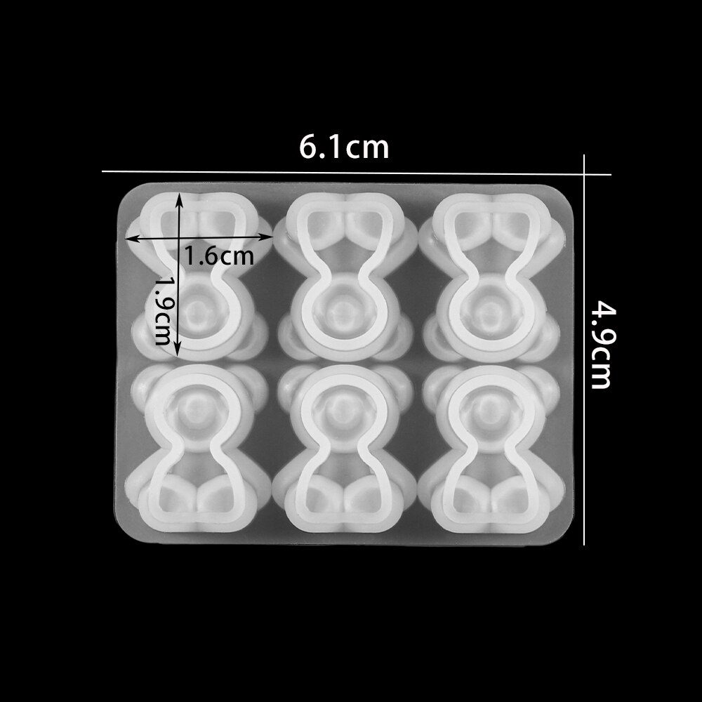 3D Tier Bär Harz Form Cartoons Puppe Silikon Form für DIY Handwerk Schlüssel Kette Anhänger Jeweley Machen Machen Werkzeug Zubehör