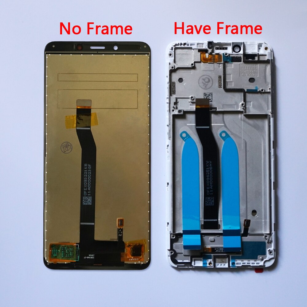 Original para xiaomi redmi 6a display lcd tela de toque com quadro lcd digitador redmi 6 assembléia peças reparo