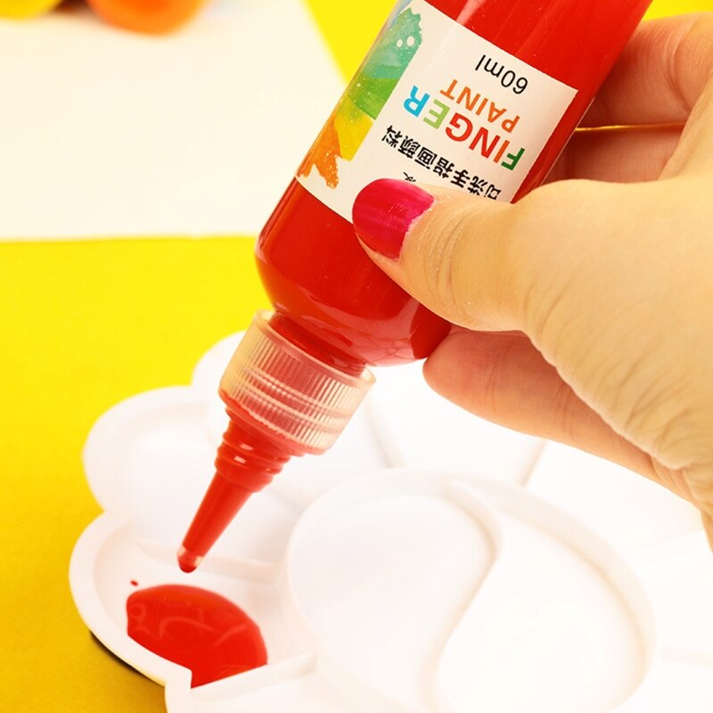Vinger Verf Voor Peuters Wasbaar Niet Giftig Kids Bad Verf Veilig Art Schilderen Leveringen 12 Kleuren Voor Xmas