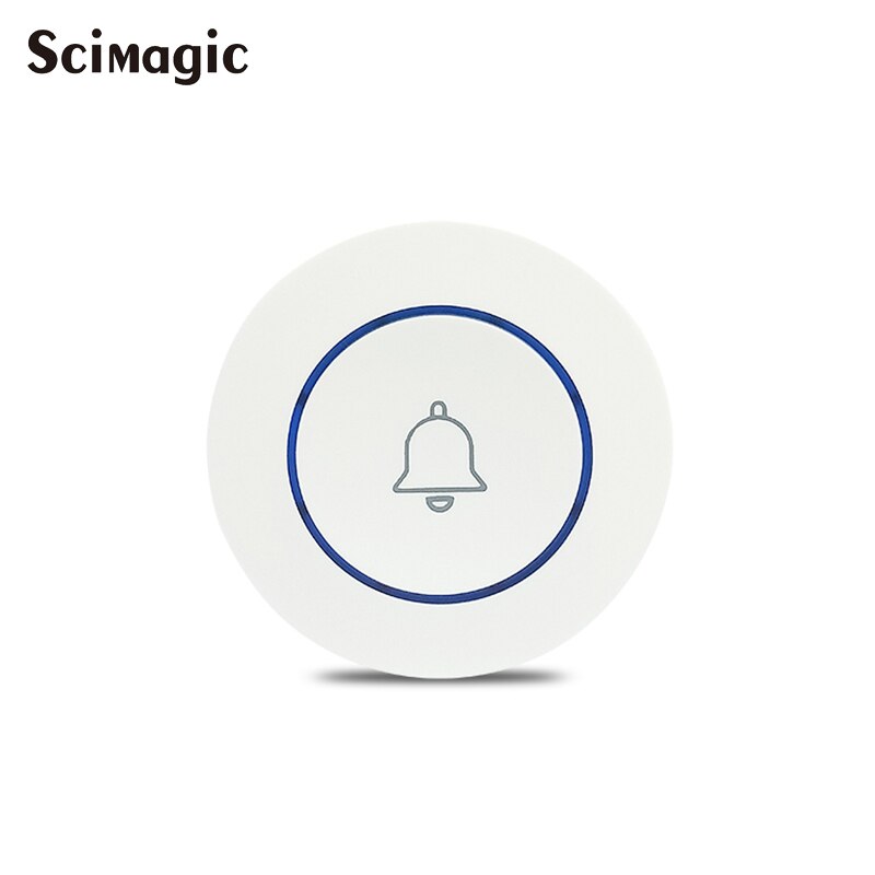 Intelligent doorbell home security welcome wireless doorbell 433MHz wireless alarm SOS button doorbell