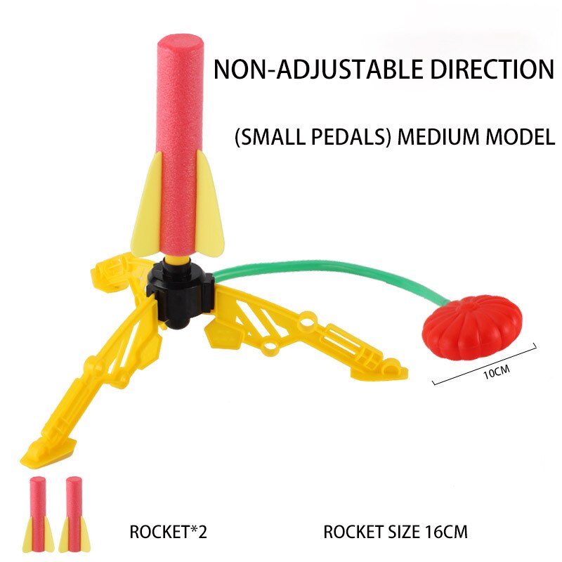 Kinder Air Gedrückt Stomp Rakete Pedal Spiele Outdoor-Sport Kinder League Werfer Schritt Pumpe Skittles Kinder Fuß Familie Spiel Spielzeug: small