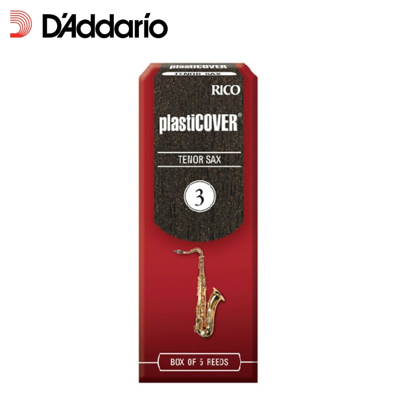 Rico door D'addario Plasticover Tenorsaxofoon Sax Rieten, Sterkte 2.0/2.5/3.0/3.5, enkel Stuk of 5-set Beschikbaar