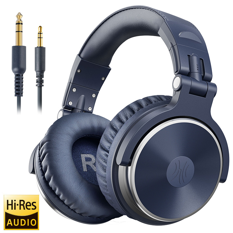 Oneodio-auriculares supraaurales de alta fidelidad para estudio, DJ, Monitor con cable, auriculares para juegos de música, auriculares para teléfono, ordenador, PC con micrófono: Gris