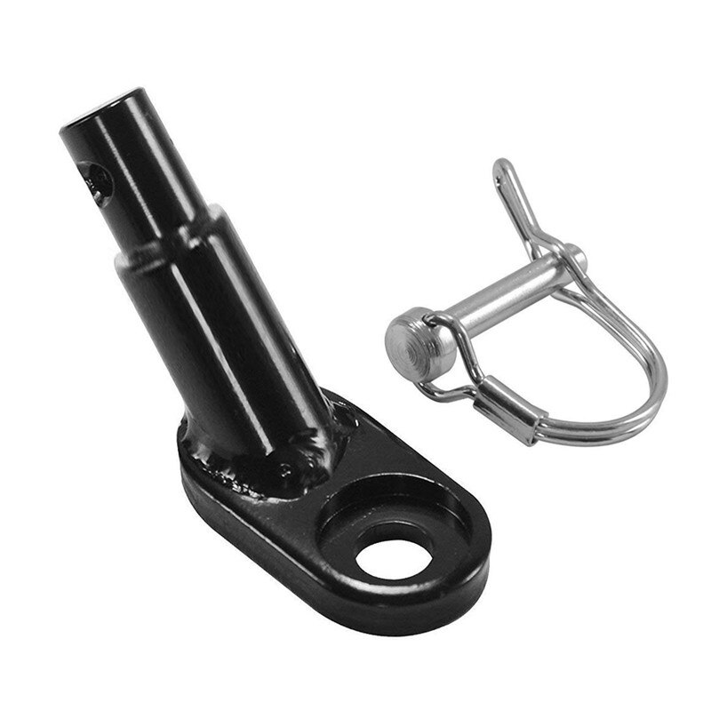 Bicycle Trailer Hitch Mount Adapter Bicycle Rear Racks Steel Replacement Axle Bike Cycling Rear Carrier Mount Bike Accessory: with Lock ring