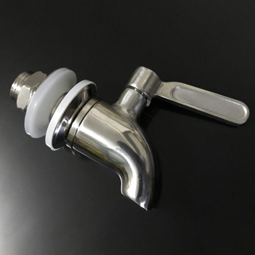 Stainless Steel Beverage Drink Water Dispenser Wine Barrel Faucet Juice Tap