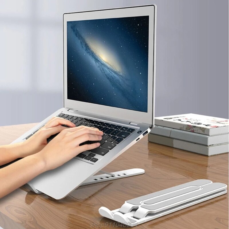 Faltbarer laptopständer mit 8 -stufiger höhenverstellung zur kühlung von notebooks bis zu 11-17 zoll ( j28 21