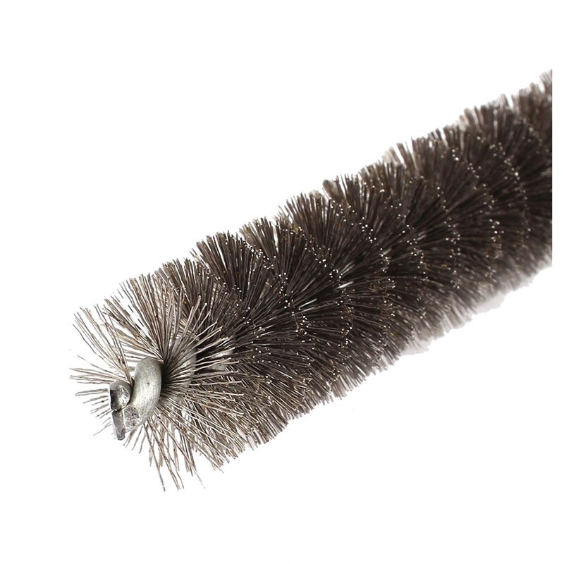 17cm Length 20mm Diameter Stainless Steel Wire Tube Cleaning Brush