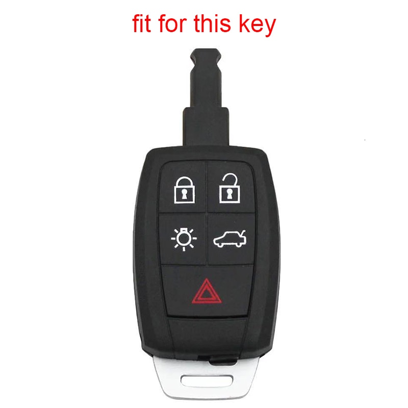 Silicone Key Cover Voor Volvo Xc90 V50 S40 C70 S60 D5 C30 Key Case Funda Llaves Auto Klep Sleutelhanger afstandsbediening Sleutels Houder