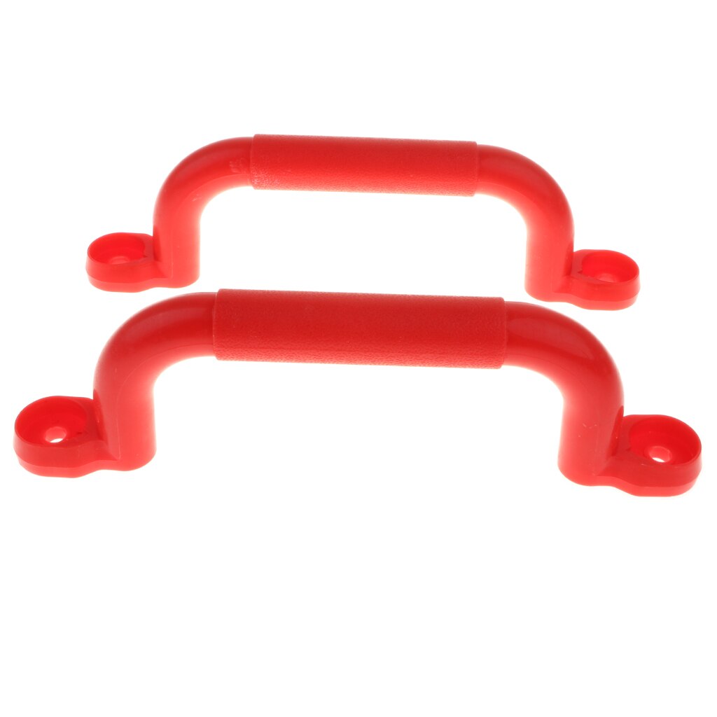 4 Kleuren 2 Stuks Kinderen Speeltuin Anti-Slip Handgrepen W/Bevestigingen Kits Swing