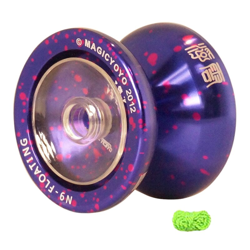 Magicyoyo N9-Floating Wolken Yoyo Side Shaft Top Vinger Spelen Yoyo Metalen Kk Lager Professionele Yoyo Met Yoyo Strings: Default Title