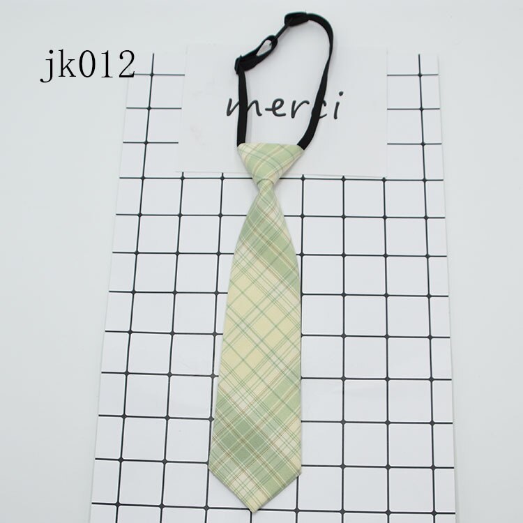 Märke japansk tjej jk uniform fluga härlig koreansk skoluniform tillbehör fluga knut kravat dam slips: 12