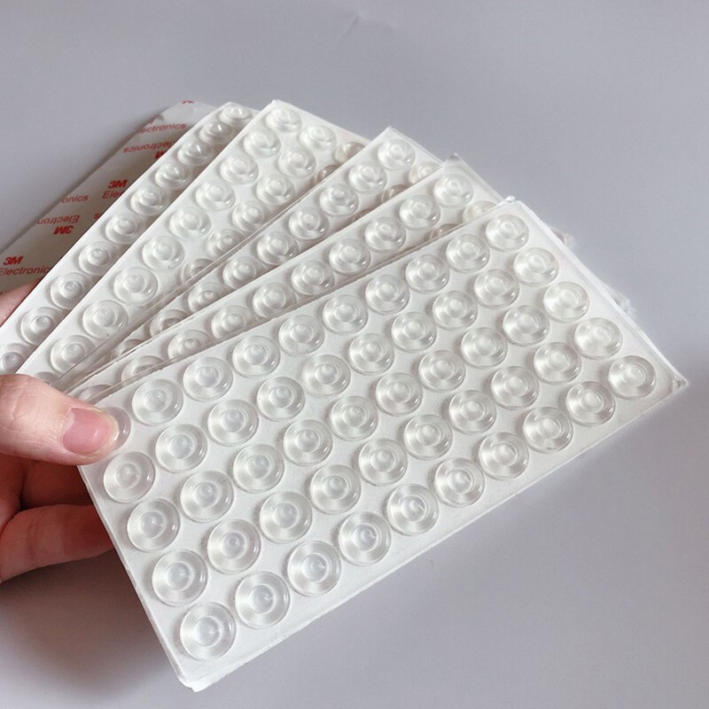 Amortisseur en Silicone auto-adhésif multifonction, protection pour meubles, bloc de porte antidérapant