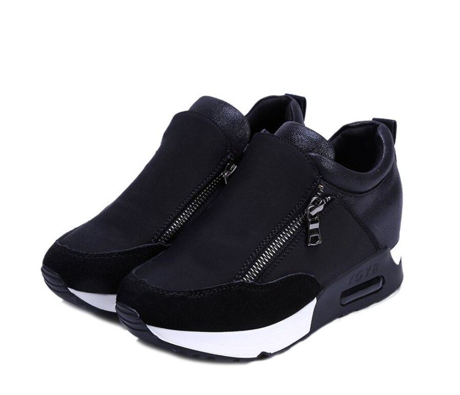 Comfortable Women Casual Shoes Height Increasing Breathable Women Sneakers Flats Trainers Shoes