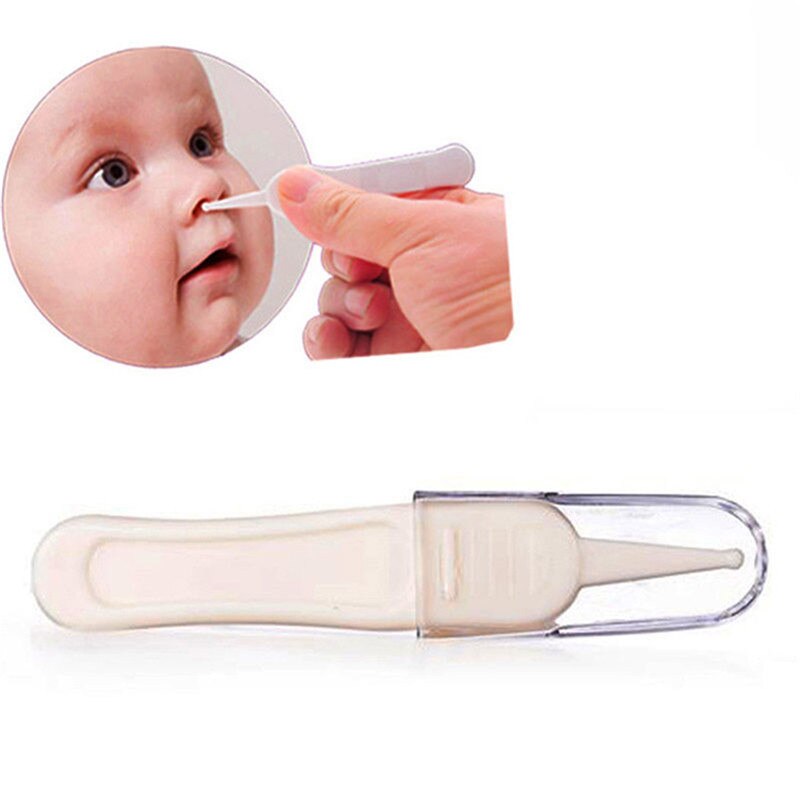 Pincettes de soins pour bébé, 3 pièces, pincettes de sécurité en plastique pour le nettoyage du nez et des oreilles sales, J0620