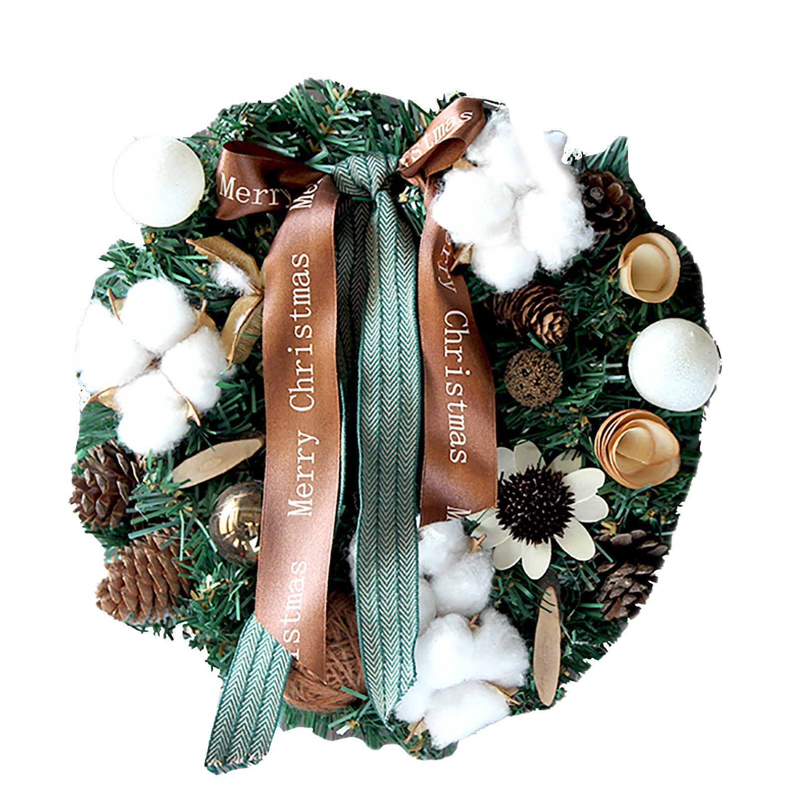 Kerstkrans Raam Deur Muur Decoratie Locatie Lay-Out Rekwisieten Krans Decoratie Deur Opknoping Kerstkransen Voor Voordeur