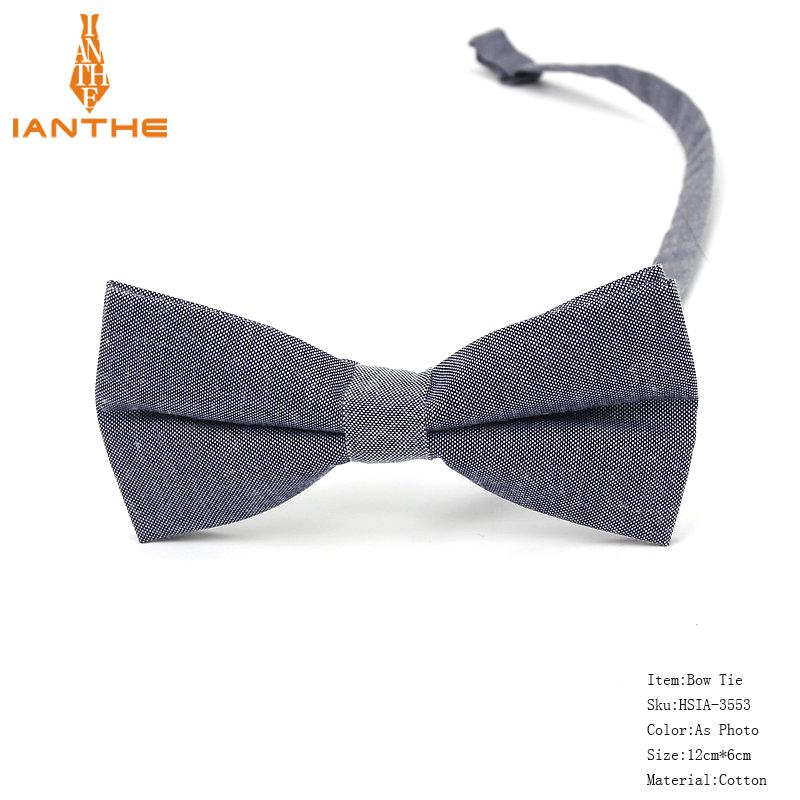 ¡Novedad! Pajarita a la para hombre, corbata de mariposa Lisa pura para hombre, pajarita de boda, lazos de esmoquin, accesorios para hombre,: IA3553