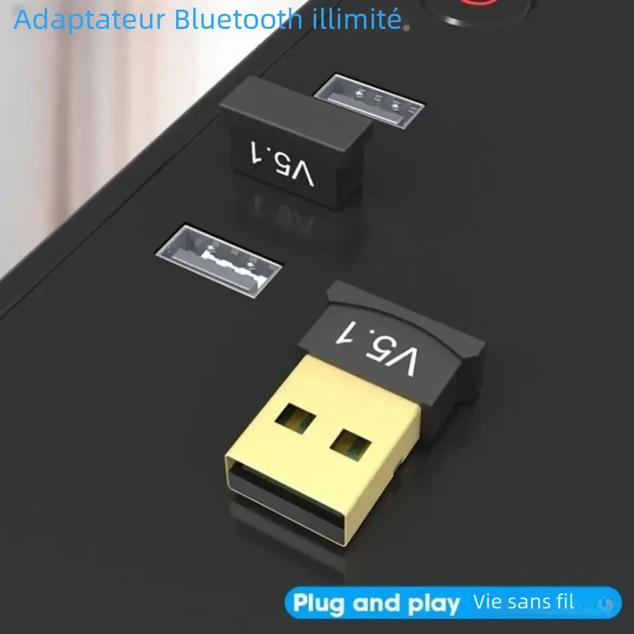 USB Bluetooth 5.1 Adapter Transmitter Receiver Bluetooth 5.0 Audio Bluetooth Dongle Wireless USB 4.0 Adapter For PC Laptop