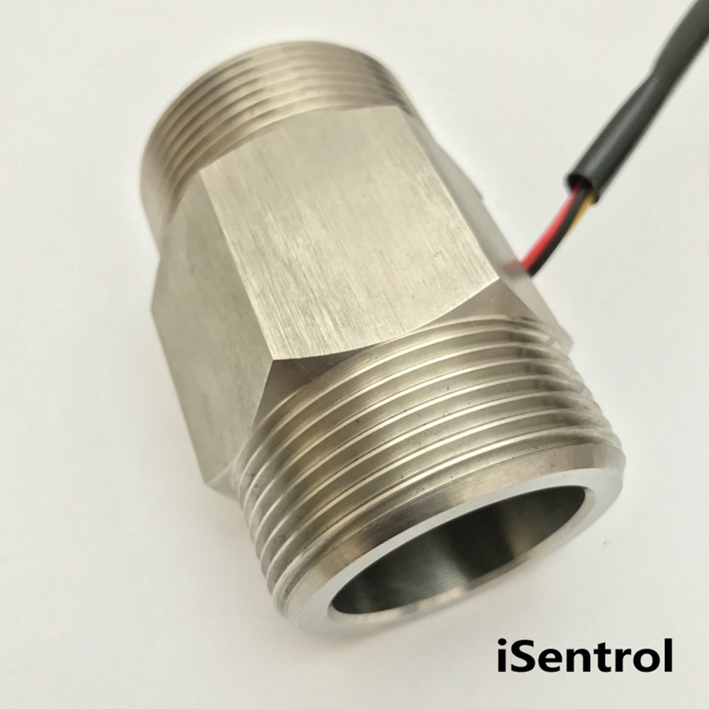 G1-1/2 DN40mm Hall Water Flow Sensor USS-HS121TA 5-200L/min SUS304 Flow Meter Flowmeter