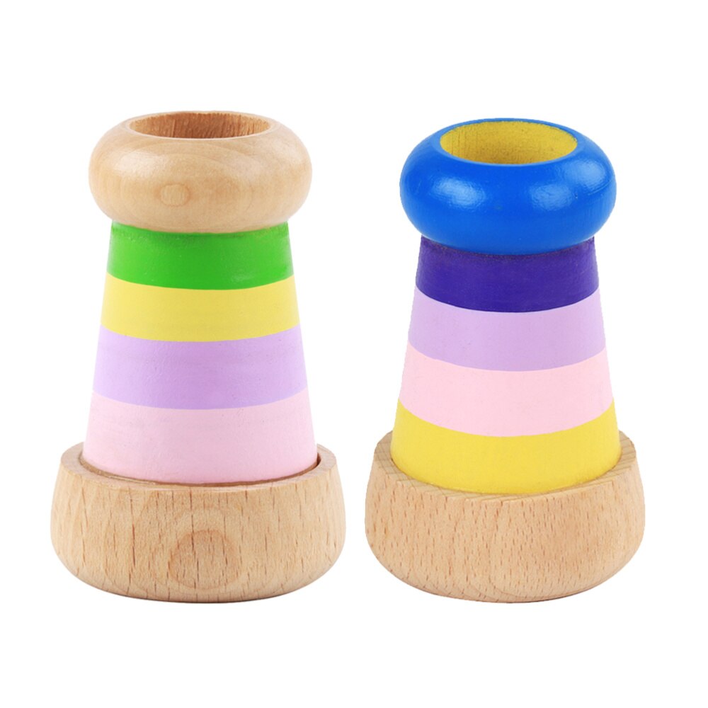 Wood Kaleidoscope Beautiful Educational Kaleidoscope for Child Baby Kid (Color First): Picture 2