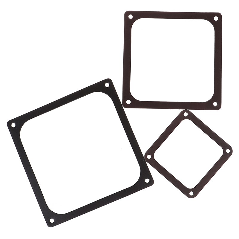 Cadre magnétique noir maille anti-poussière couvercle PC poussière filtre magnétique 12CM 14CM 8CM avec vis pour ventilateur de boîtier 120x120mm 140x140mm,80x80