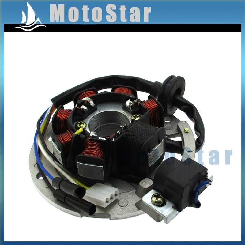 Estator Magneto de encendido de 5 cables, 7 bobinas para Scooter de 2 tiempos Yamaha JOG Minarelli 50 50cc 90 90cc