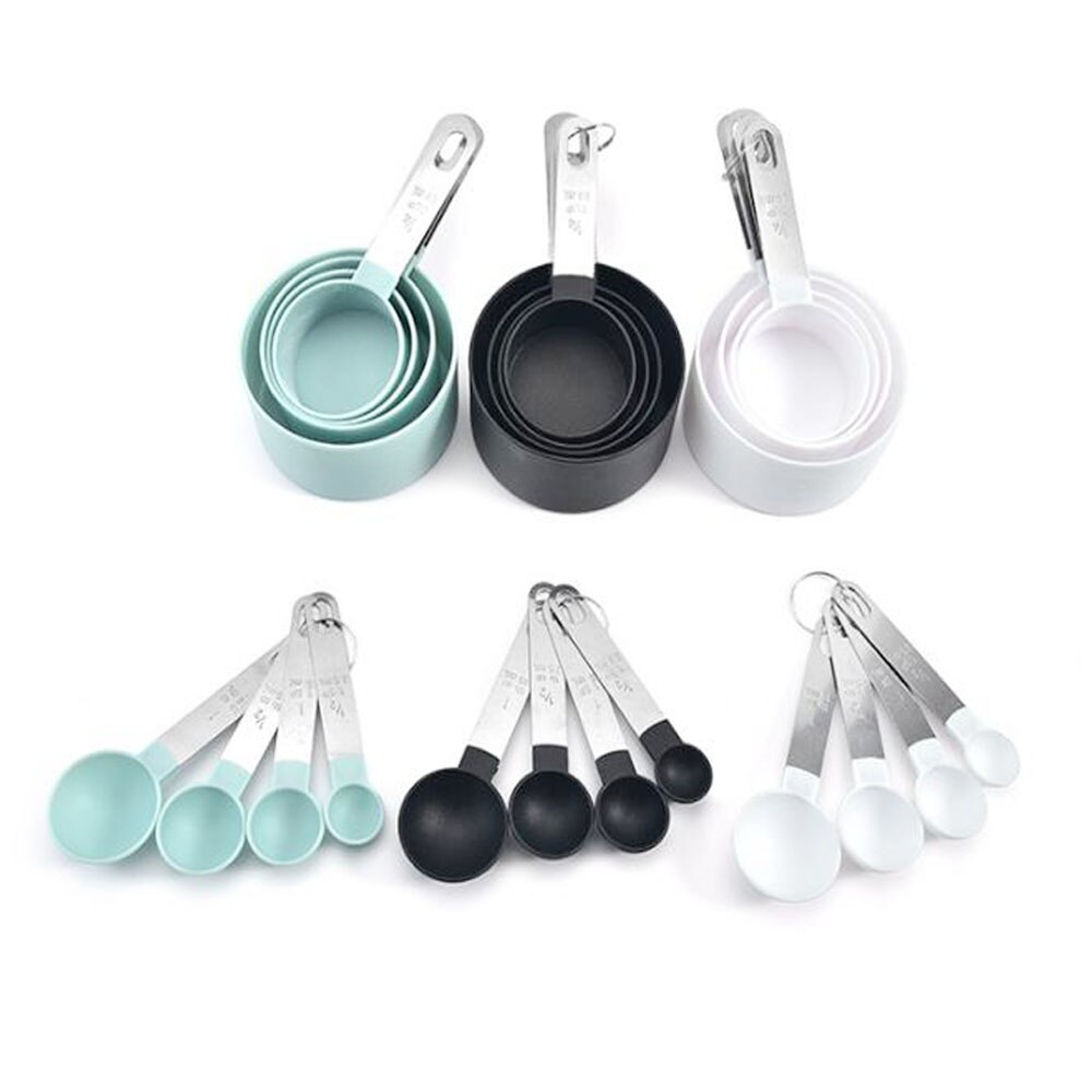 8PCS/Set Measuring Cups Spoons Kitchen Baking Cooking Tools Set Measuring Cup And Spoon Cocina Gadget