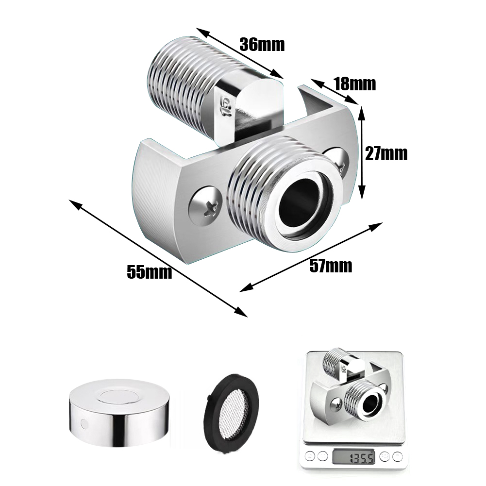 40Degree Adjustable Faucet Tap Adapter Angled Curved Foot Eccentric Screw Corner Conversion Accessories For Kitchens Bathrooms: Yellow