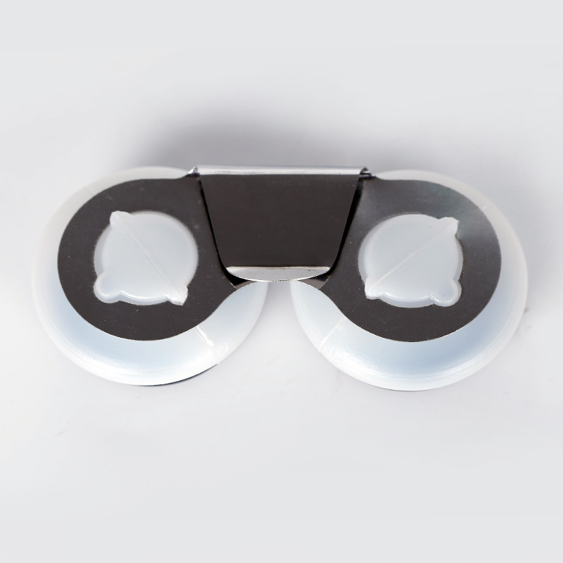 Plastic covered oil pots of oil paint paint pots color painting pots single double-headed pot metal base art Supplies Tools