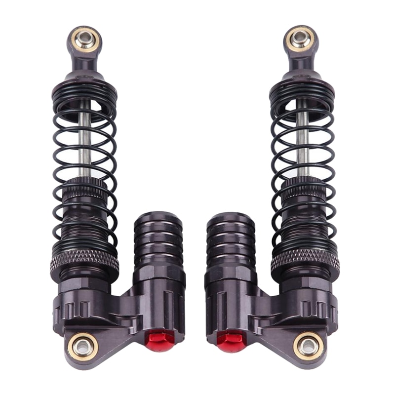 1:10 Rc Crawler Hydraulische Stoßdämpfer Legierung Rc Shock Dämpfer für 1/10 Axial Scx10 90022 90028 90021 Rc4Wd D90: Default Title