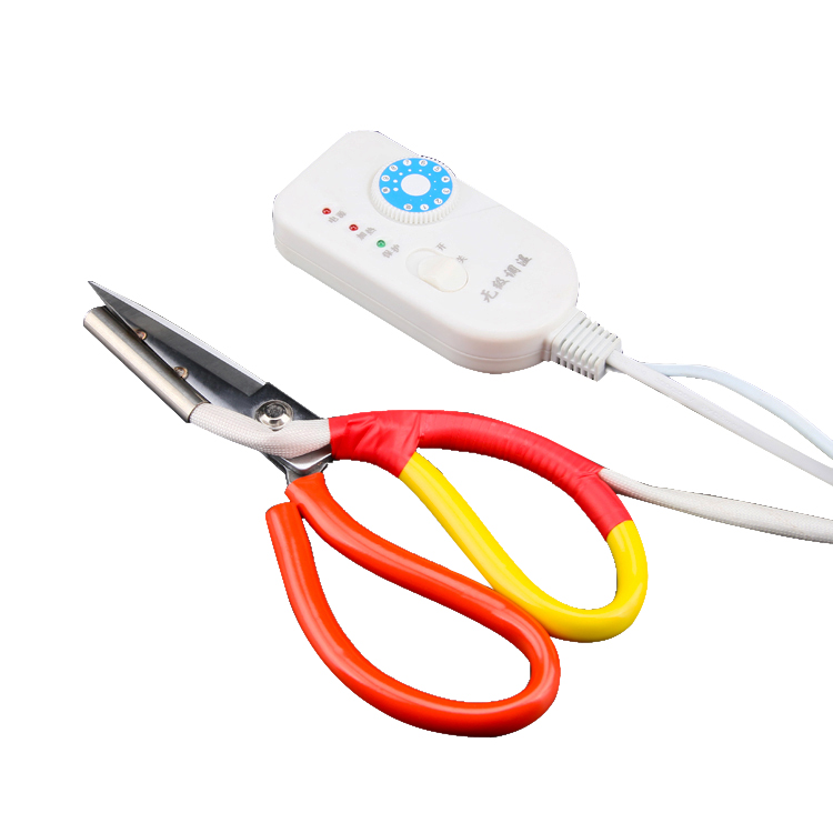 Ciseaux chauffants électriques, coupe-chaleur réglable pour tailleur outils de coupe de tissu