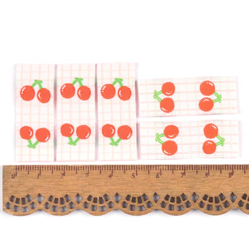 50 pz Carino ananas/Arancio Frutta Mista Etichette per Cucire Vestiti Borse FAI DA TE Ricami etichetta Indumento Accessori Fatti A Mano c2889: Oro