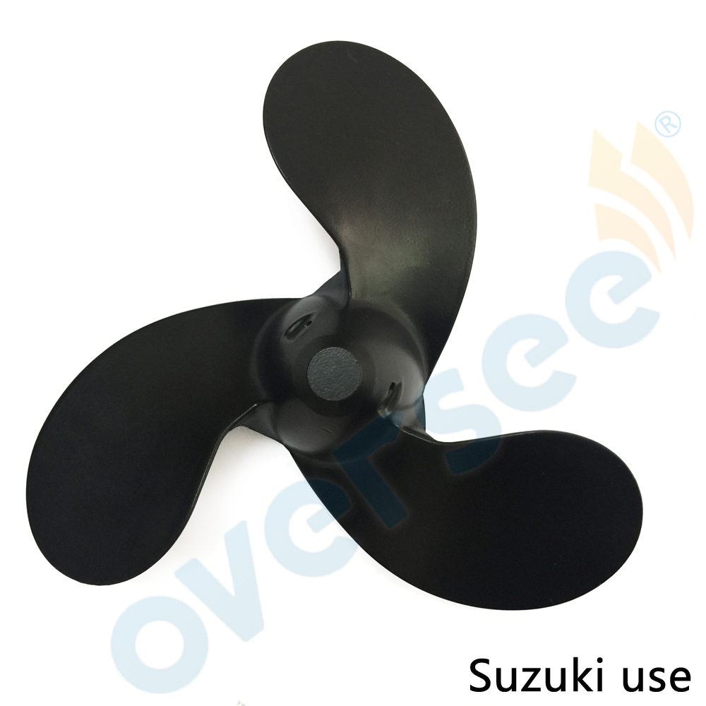 Supervisar 58111-98452-019 hélice 4-3/4 "Paso para Suzuki 2HP 2.2HP 2.5HP motor fueraborda 7-1/2x4-3/4