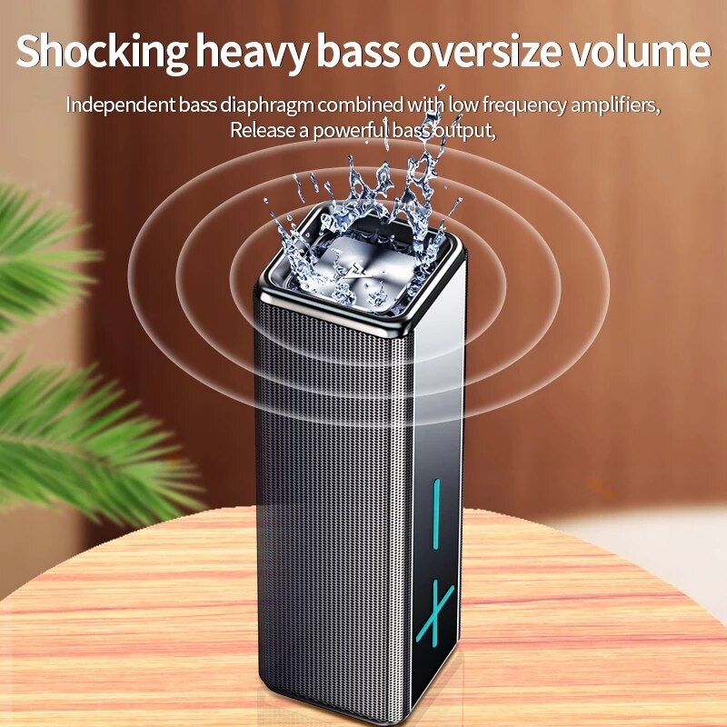 Portable Wireless Bluetooth Speaker Caixa De Som Music Sound Box Blutooth For Subwoofer Bocina Baffle Blootooth Bass Acoustics