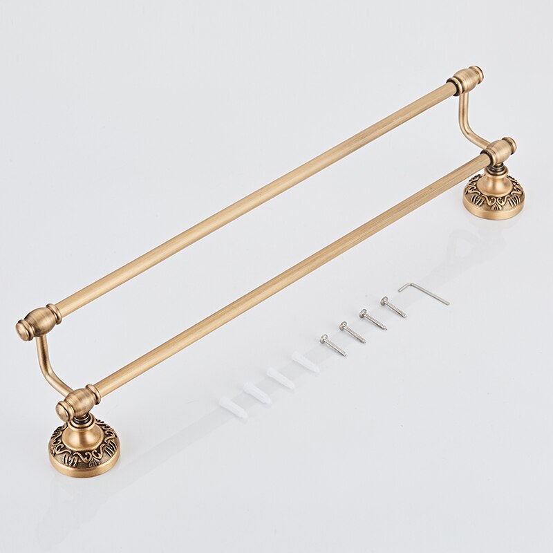 Antiek/Zwart/W Handdoek Bars Badkamer Wall Mounted Handdoek Staaf Houder en Retail Badkamer Accessoire
