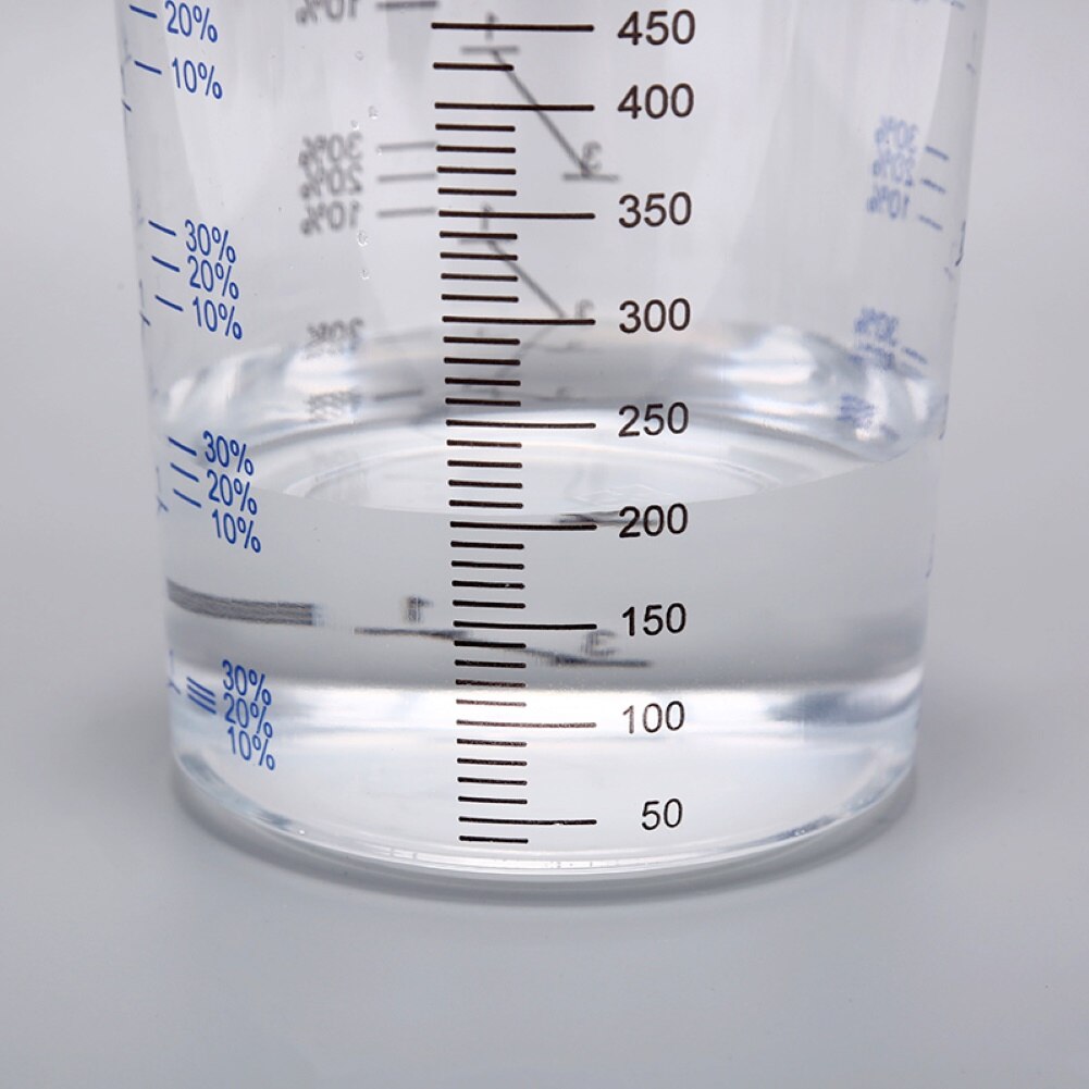 10pz 600ml contenitore per misurino graduato contenitore per misurino graduato per miscelazione di liquidi in vernice di plastica trasparente