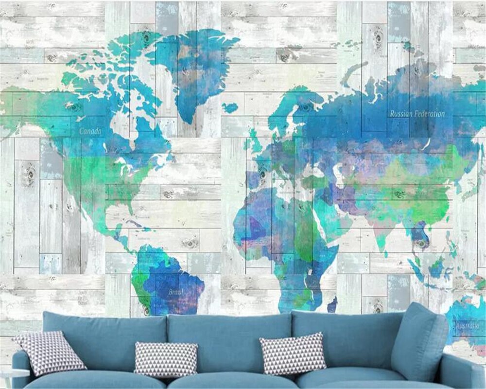 Beibehang behang voor muren in rolls Brief kaart vinyl behang achtergrond behang home decoratie behang voor kinderkamer