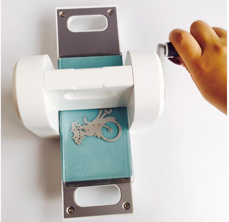 Die leikkaus kohokuviointi kone scrapbooking leikkuri pala stanssattu paperi leikkuri stanssaus kone home diy kohokuviointi kuolee työkalu