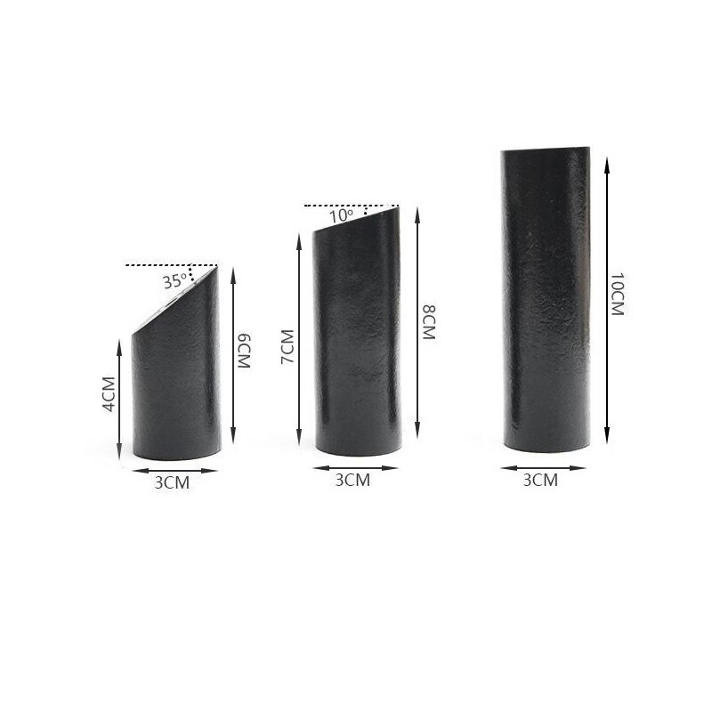 Natuurlijke Houten Muur Hanger Muur Robe Hook Holder Hoed Sjaal Handtas Opslag Hanger Badkamer Rack Haken Voor Opknoping: S / Black