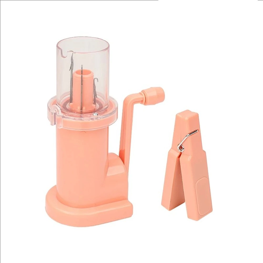Simple Home Braiding Rope Braiding Machine Braiding Tool Mini Sewing And Knitting Machine Hand Operated Diy Braiding Spool: light yellow