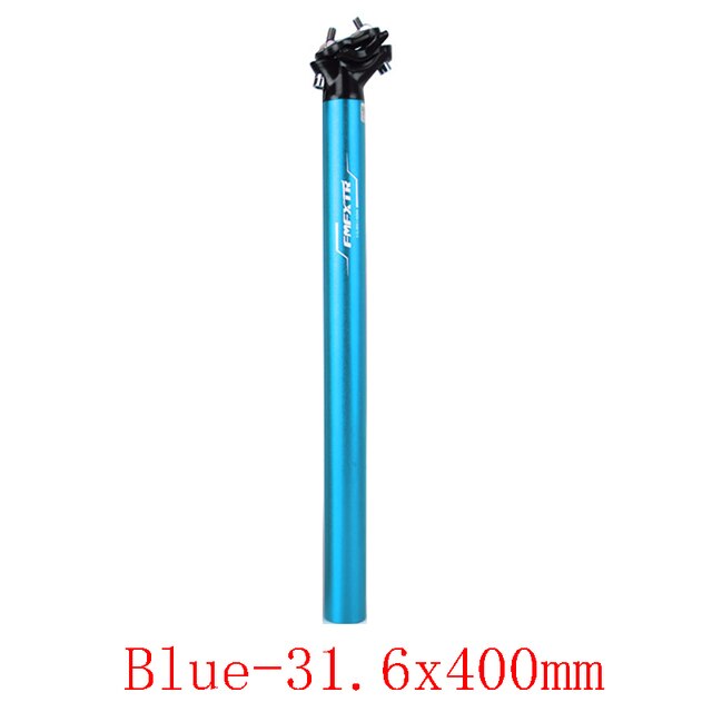 Tubo sella per Mountain Bike 31.6/30.9/27.2mm tubo sella sella tubo sella bicicletta pieghevole posteriore tubo sella galleggiante 27.2 reggisella: Blue-31.6
