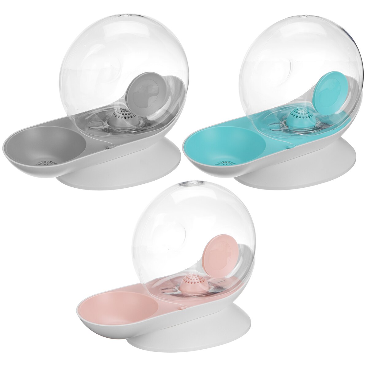 2.8L automatique chat distributeur d'eau escargots forme grand bol à boire chat de compagnie gamelle pour chien silencieux bulle chats chiens alimentation bols