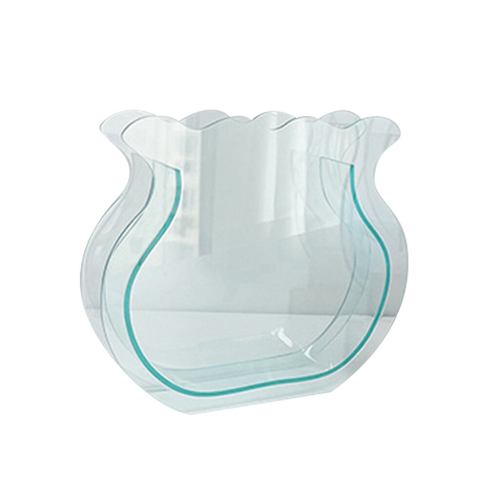 Acryl Vasen transparent Farbe Blumen- Container Dekorative Vase Hochzeit Party Heimat Büro Dekoration Vase: C3