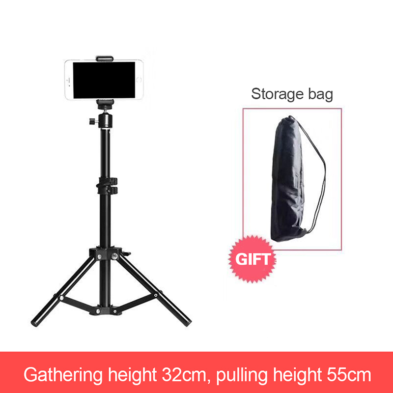 20 centimetri/26 centimetri Anello di Luce Con LED Della Macchina Fotografica Selfie Anello di Luce Per Il IPhone Treppiede E Supporto Del Telefono Per yutube Video Fotografia: 55cm Tripod