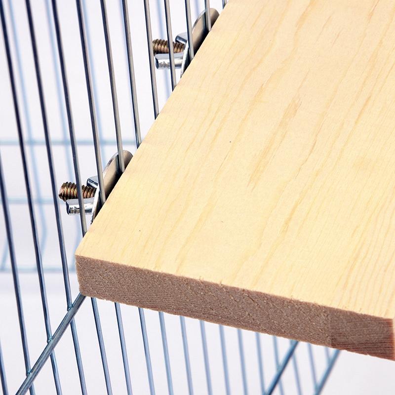 Parrot Stand Platform Wooden Square Bird Corner Shelf Small Animal Cage Stand Rack Platform Bird Cage Toys Pet Supplies