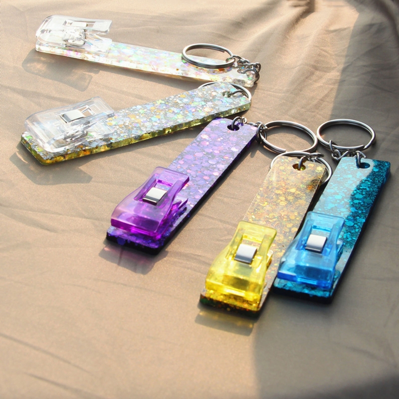 DIY Rechteck Karte Greifer Karte Clips bilden Harz Silikon bilden Keychain Anhänger Handgemachte Harz bilden Schmuck Handwerk Machen Werkzeug