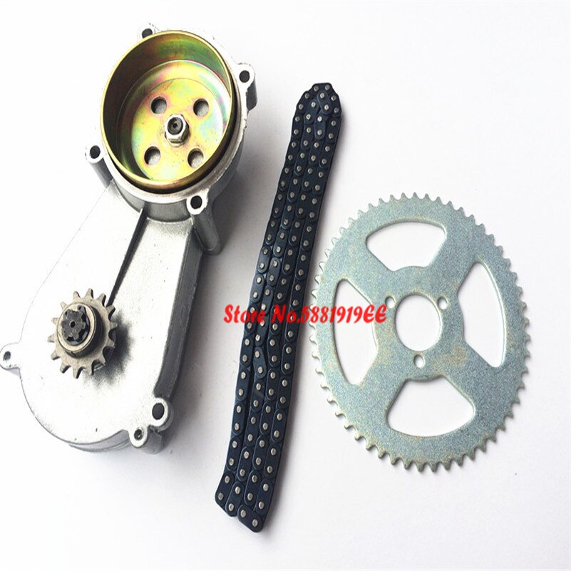 47cc 49cc pocket bike liya gearbox transmission gear box mini moto atv with T8F chain and Chain plate 2 stroke engine part