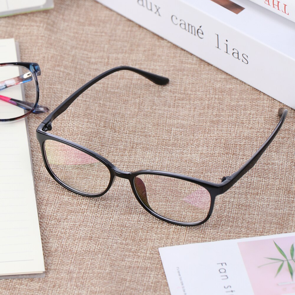 Unisex 1 stk læsebriller lette gennemsigtige briller mænd kvinder cateye briller stel synspleje briller