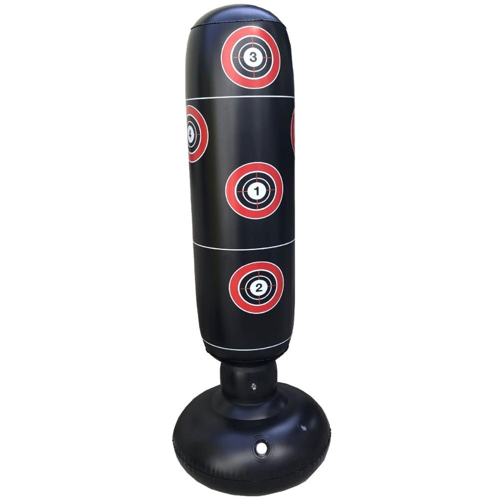 160 centimetri Giocattolo Gonfiabile Boxe Sacchetto Del PVC Sacchetto di Ispessimento Guantoni Da Boxe Pilastro bicchiere Lotta Colonna Forare Sacchetto di Strumento di fitness Ragazzo Regalo all'aperto giocattolo: il giro